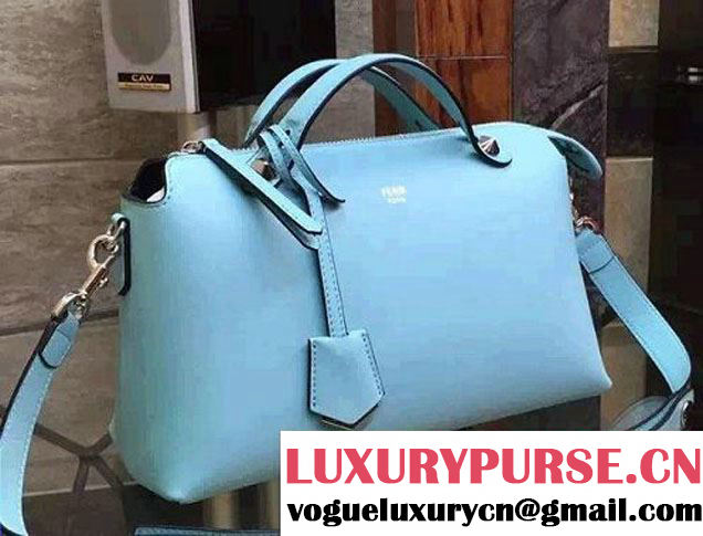 Fendi By The Way Boston Small Bag Sky Blue 2016