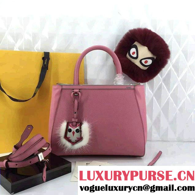 Fendi pink Monster Charm 2Jours Mini Bag