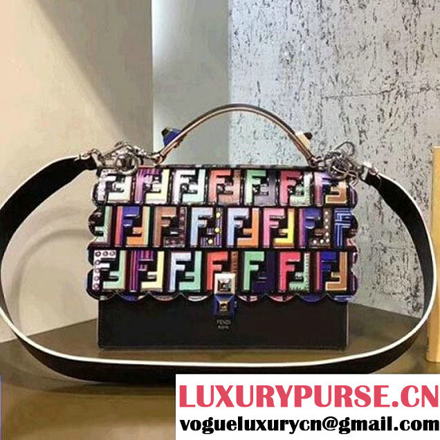 Fendi Kan I Bag With Multicolour 3D FF logo 2018 (CL-8020629 )