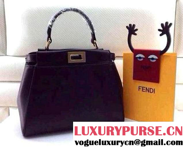 Fendi Peekaboo Mini Bag Black