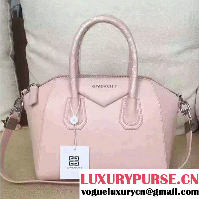 Givenchy Small/Medium Antigona Bag in Smooth Calfskin Pink (SHW) (JX-6071354 )