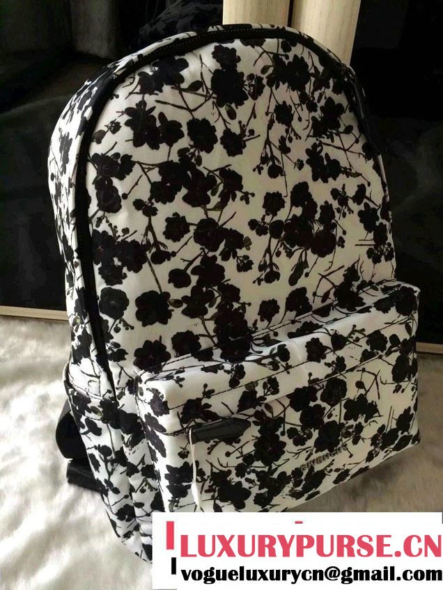 Givenchy Flower Print Backpack Bag