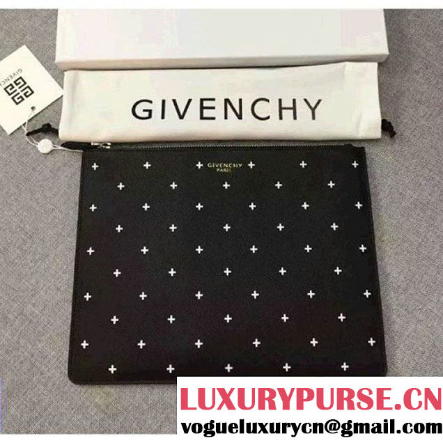 Givenchy Saffiano Calfskin Small Pouch Clutch Bag With Print (2) 2016 (YS-6071545 )