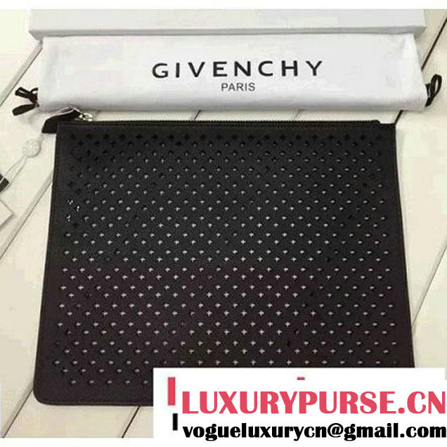 Givenchy Hollowed-out Small Pouch Clutch Bag in Saffiano Calfskin 2016 (YS-6071561 )