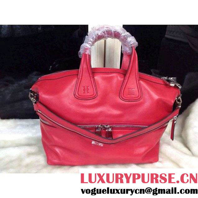 Givenchy Nightingale Soft calfskin Large Bag Red (2B082-2882 )