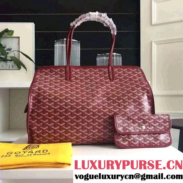 Goyard Sac Hardy Tote Bag PM Burgundy (1A171-6083037 )