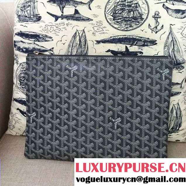 Goyard Small Zipped Pouch In Gray (1A171-6090225 )