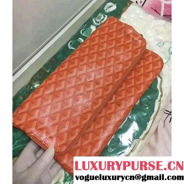 Goyard The Sainte Marie Clutch Orange 2017 (1A171-7062934 )