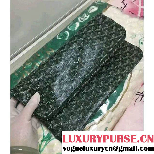 Goyard The Sainte Marie Clutch Green 2017 (1A171-7062936 )