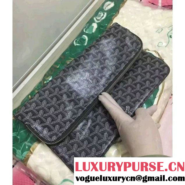 Goyard The Sainte Marie Clutch Grey 2017 (1A171-7062938 )