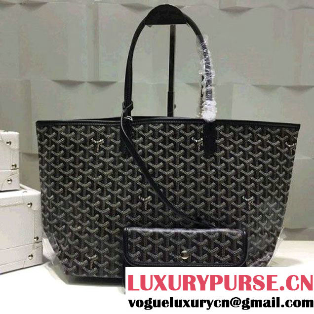 Goyard Medium/Large Shipping Tote Bag in Black (1a178-6061237 )