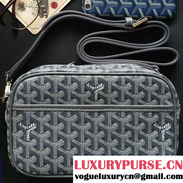 Goyard Camera Case Bag Gray (1A171-6062727 )