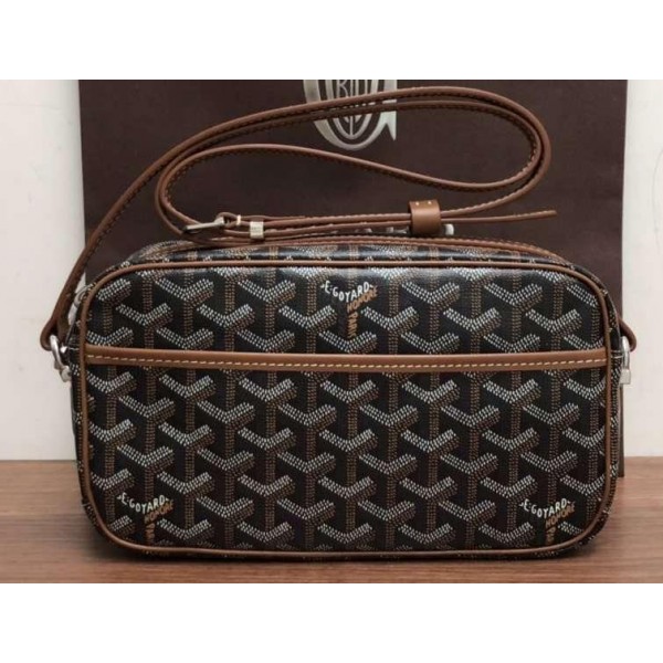 Goyard Camera Case Shoulder Bag Brown