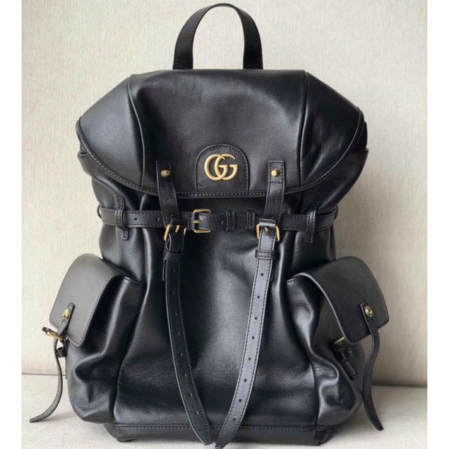 Gucci RE(BELLE) Leather Backpack Bag 526908 Black 2018