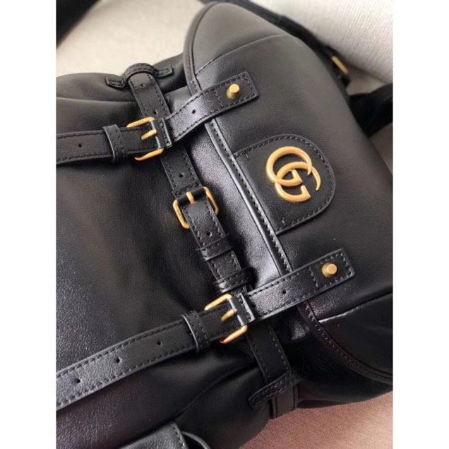 Gucci RE(BELLE) Leather Backpack Bag 526908 Black 2018