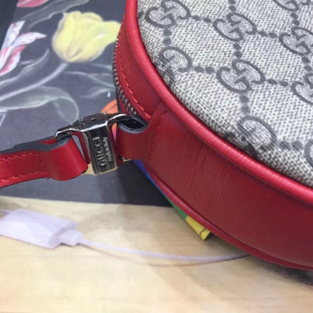 Gucci Children's Multicolor rainbow Bow GG Messenger Bag 478294 2018