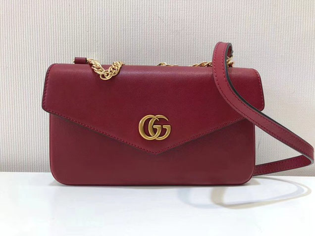 Gucci Medium double shoulder bag 524822 black