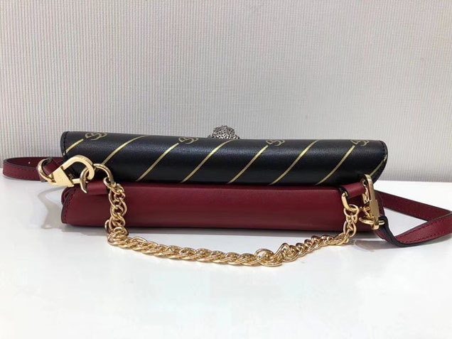Gucci Medium double shoulder bag 524822 black