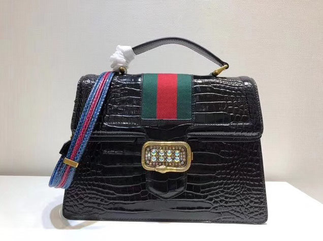 Gucci Medium top handle bag 513138 black