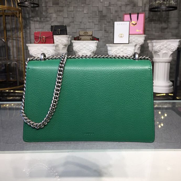Gucci Dionysus Crystal Shoulder Bag 28cm 400249 Calfskin Leather Spring Summer 2018 Collection Green