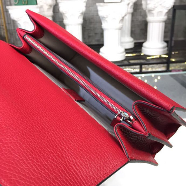 Gucci Dionysus Crystal Shoulder Bag 28cm 400249 Calfskin Leather Spring Summer 2018 Collection Red