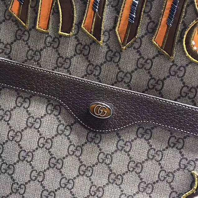 Gucci Grinding Original Leather Top Handle Shopping Bag 517418