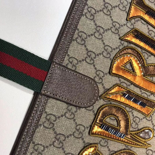 Gucci Grinding Original Leather Top Handle Shopping Bag 517418