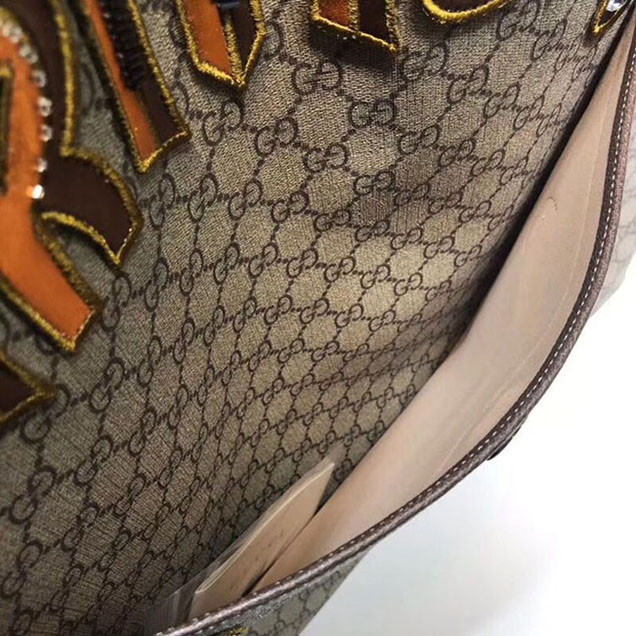 Gucci Grinding Original Leather Top Handle Shopping Bag 517418