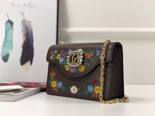 Gucci Dionysus GG original canvas super mini bag 499617 Chocolates