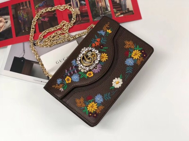 Gucci Dionysus GG original canvas super mini bag 499617 Chocolates