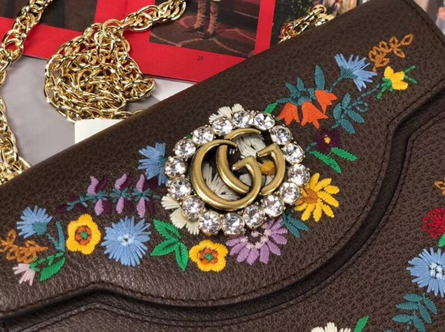 Gucci Dionysus GG original canvas super mini bag 499617 Chocolates