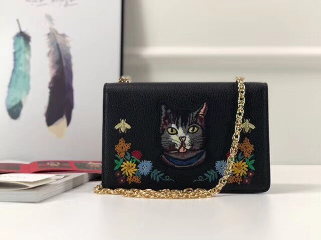 Gucci Dionysus GG original canvas super mini bag 499617 black
