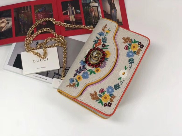 Gucci Dionysus GG original canvas super mini bag 499617 white
