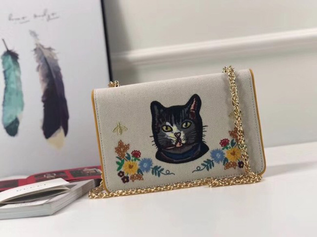 Gucci Dionysus GG original canvas super mini bag 499617 white