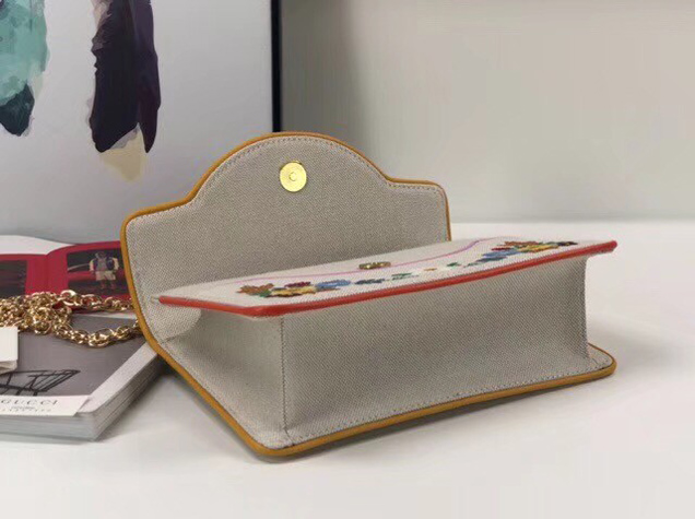 Gucci Dionysus GG original canvas super mini bag 499617 white