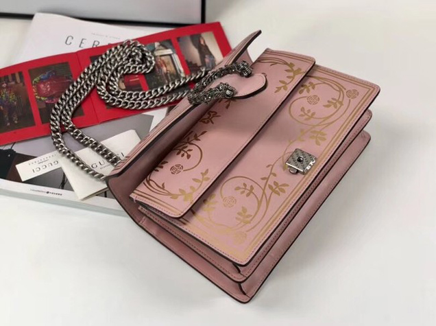 Gucci GG Dionysus small shoulder bag B400249 pink