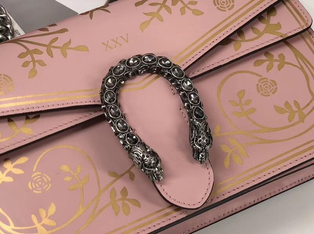 Gucci GG Dionysus small shoulder bag B400249 pink
