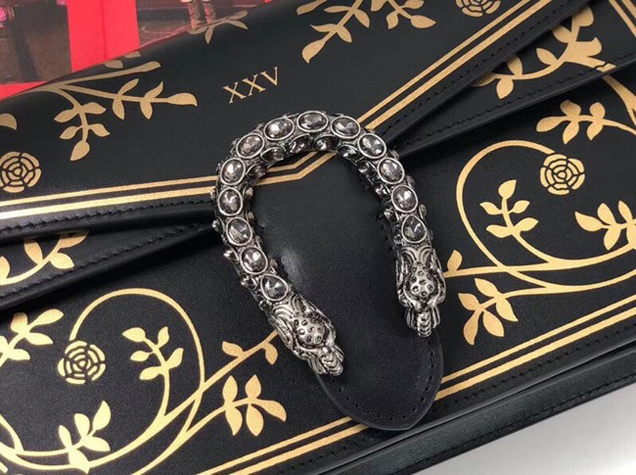 Gucci GG Dionysus small shoulder bag B400249 black