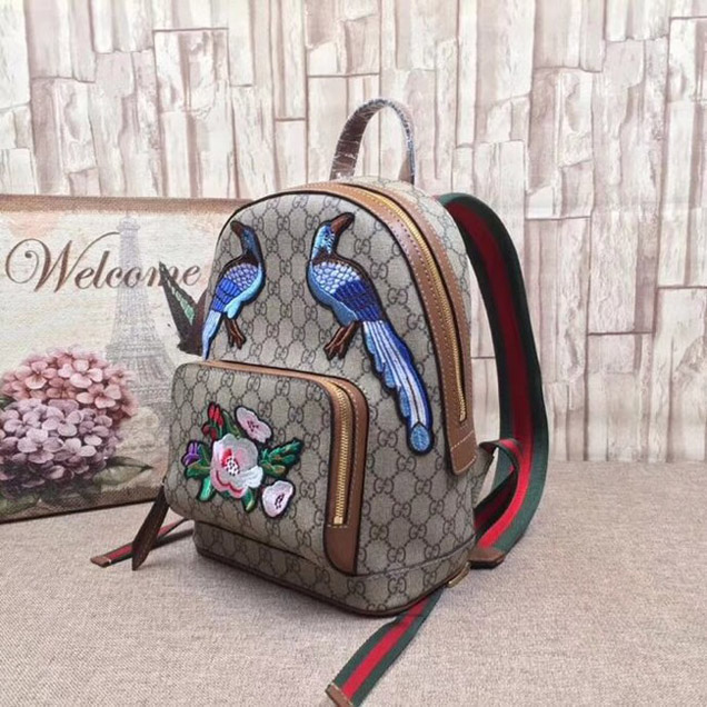 Gucci GG Supreme bees backpack 427042