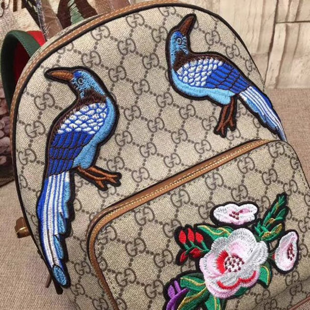 Gucci GG Supreme bees backpack 427042