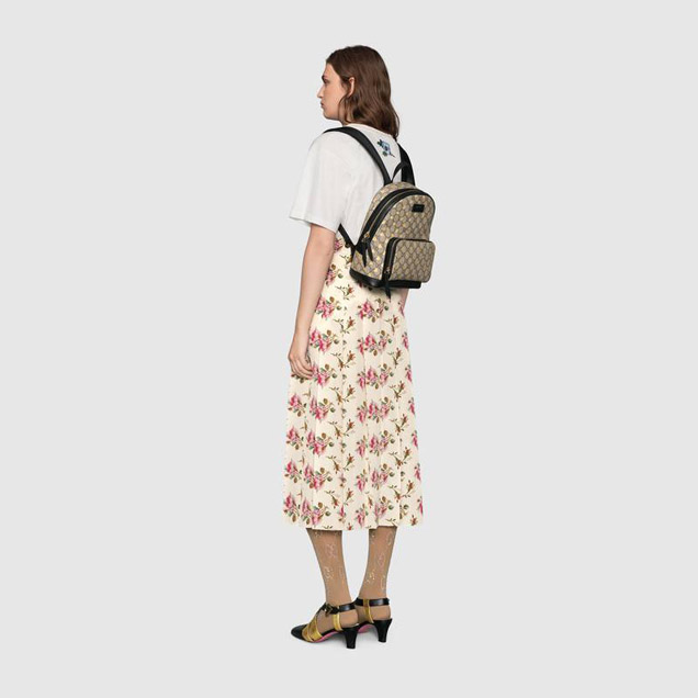 Gucci GG Supreme bees backpack 427042