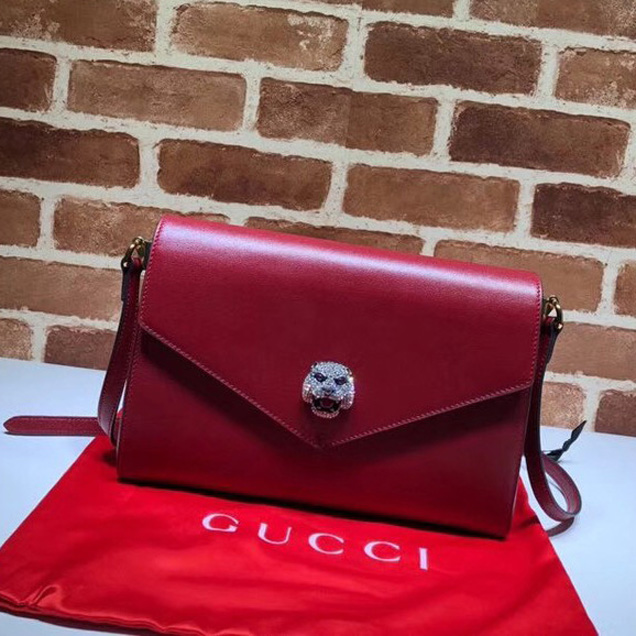 Gucci Medium shoulder bag 527857 red