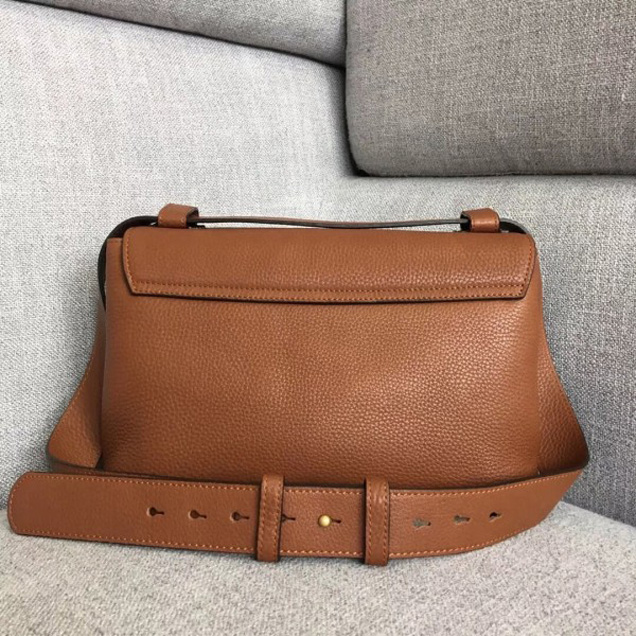 Gucci 401173 GG Marmont Leather Shoulder Bag Brown Collection