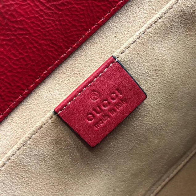 Gucci Ophidia Small Shoulder Bag in Suede and Patent Leather 503877 Black 2018 Collection