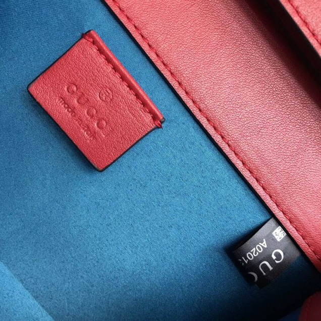 Gucci Velvet Shoulder Bag with Square G 544242 Red 2018 Collection