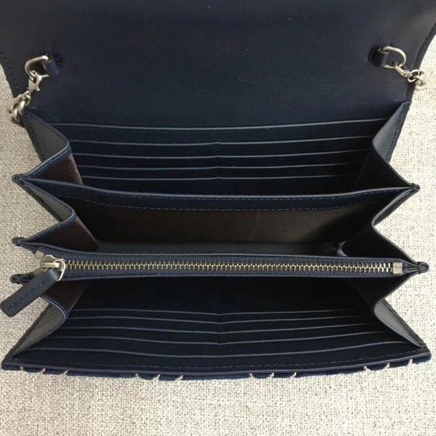 Gucci Dionysus GG Velvet Mini Chain Wallet 401231 Dark Blue  2018 Collection