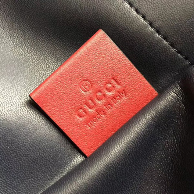 Gucci Large Tote with Tiger Head in Suede and Patent Leather 537219 Black 2018 Collection