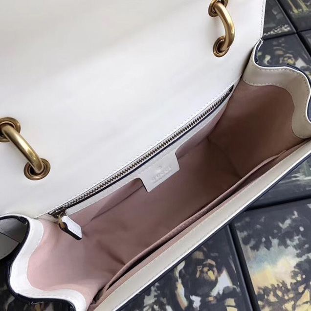 Gucci Queen Margaret small shoulder bag 476542 white