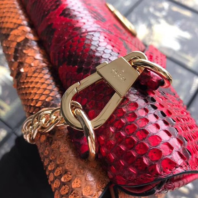Gucci Medium double shoulder bag 524822 orange
