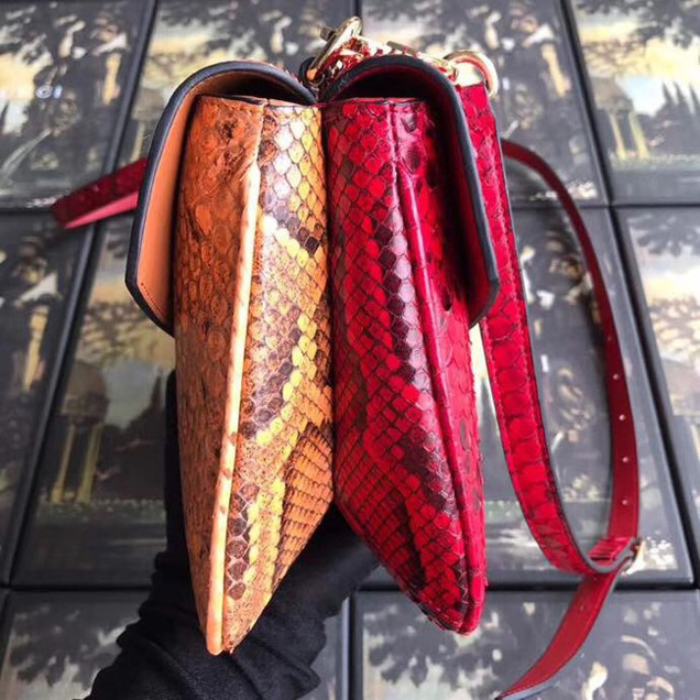 Gucci Medium double shoulder bag 524822 orange